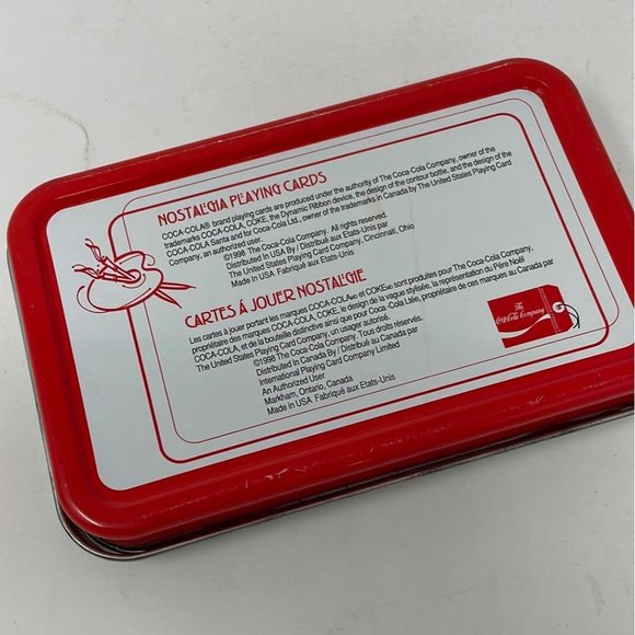 Coke Limited Edition Nostalgia Playing Cards & Collectible Tin - Picture 4 of 5